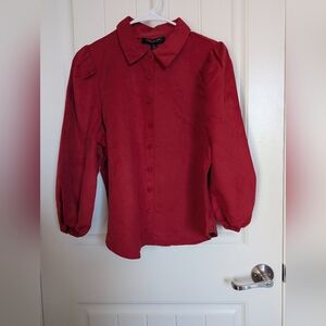 Marc New York Rich Red Blouse